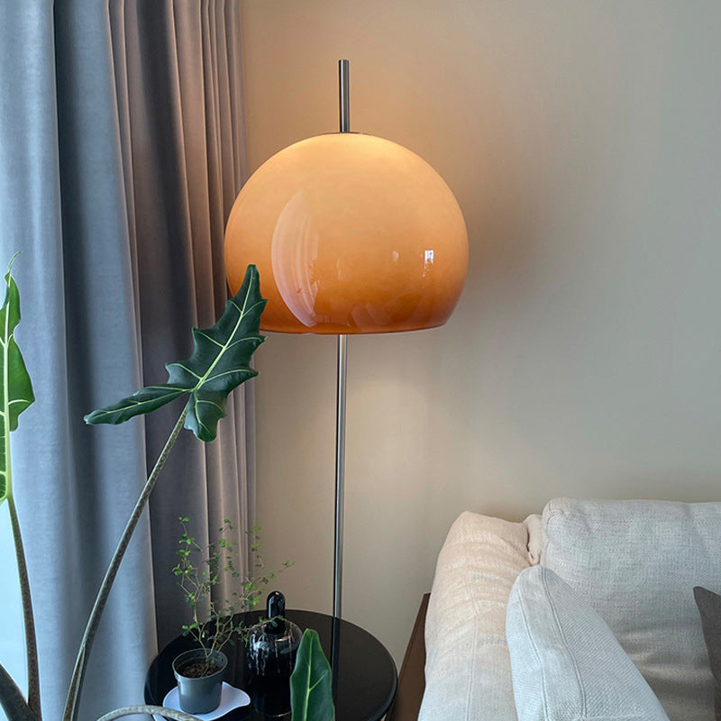 Retro Mushroom Glass Floor Lamp