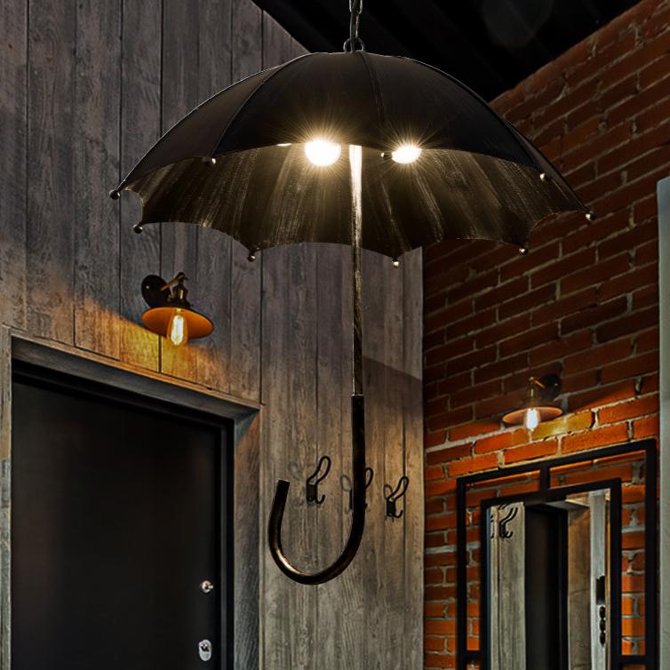 Industrial Umbrella 5-Light Chandelier