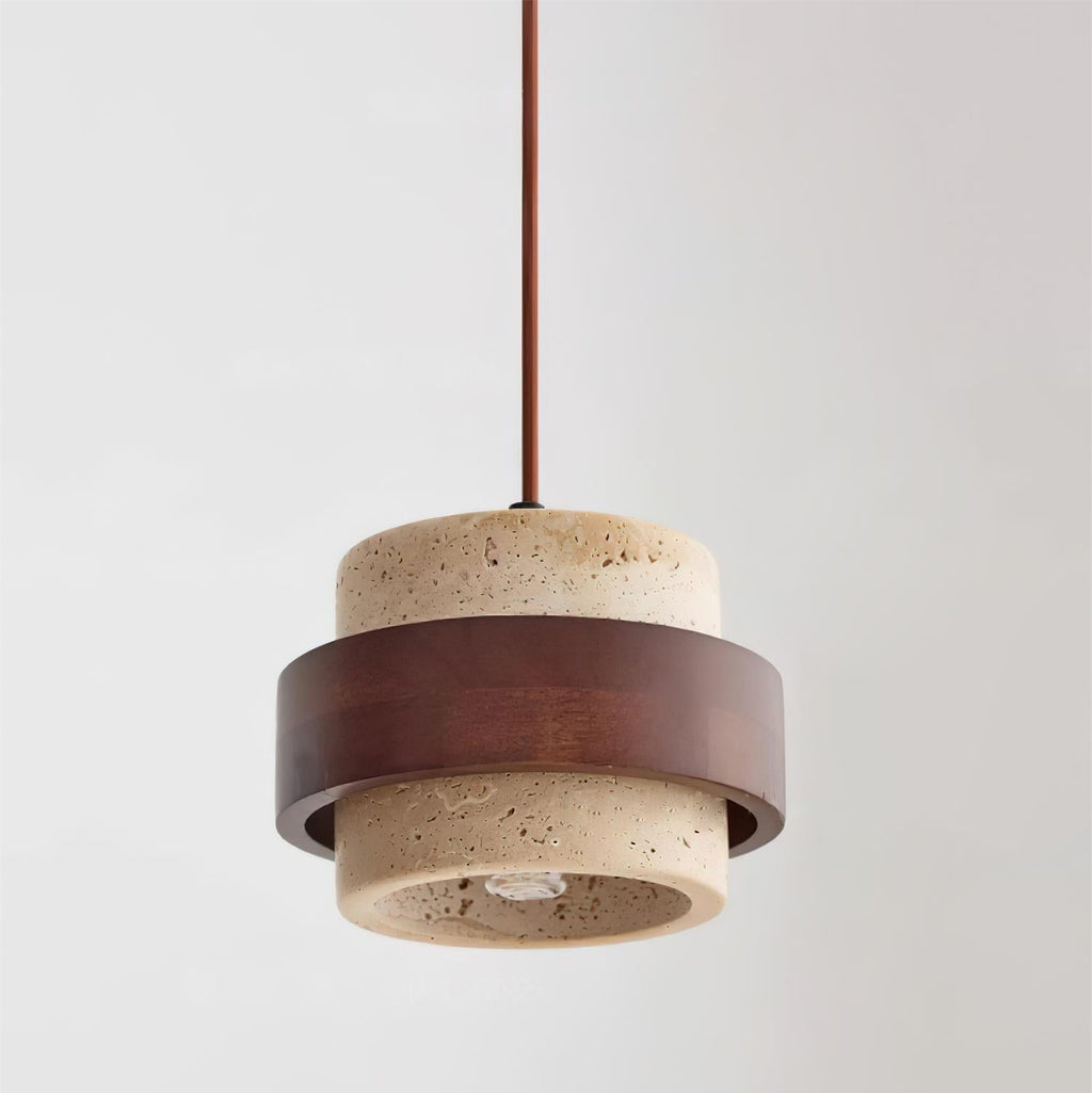 Perra Travertine Pendant Light