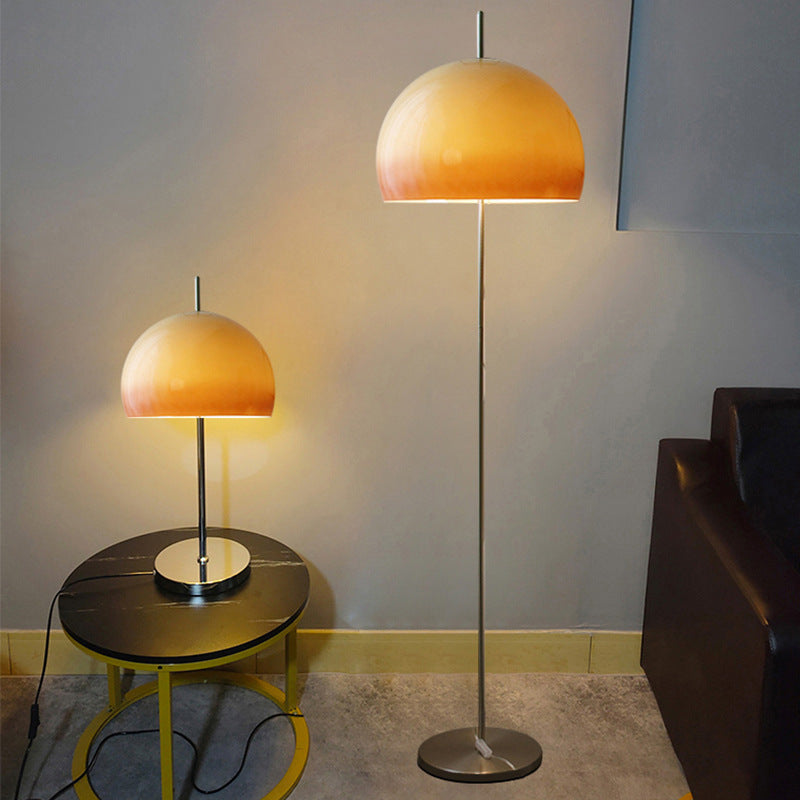 Retro Mushroom Glass Floor Lamp