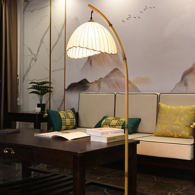 Retro Zen Bamboo Floor Lamp