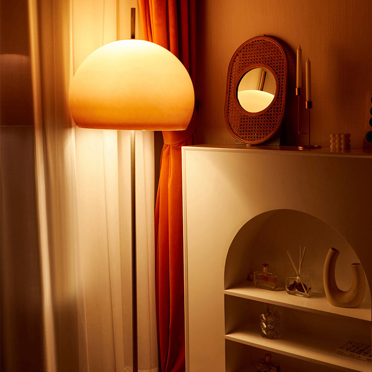 Retro Mushroom Glass Floor Lamp