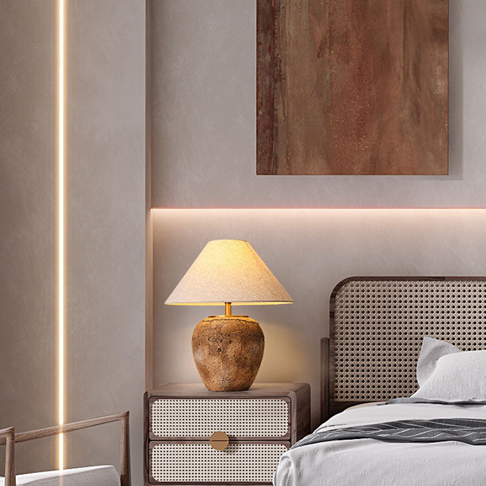 Ceramic Jar Table Lamp
