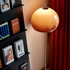 Retro Mushroom Glass Floor Lamp