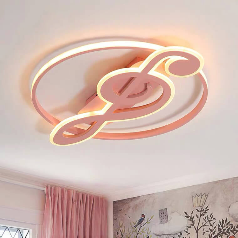 Music Notes LED Ceiling Light