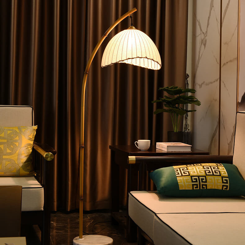 Retro Zen Bamboo Floor Lamp