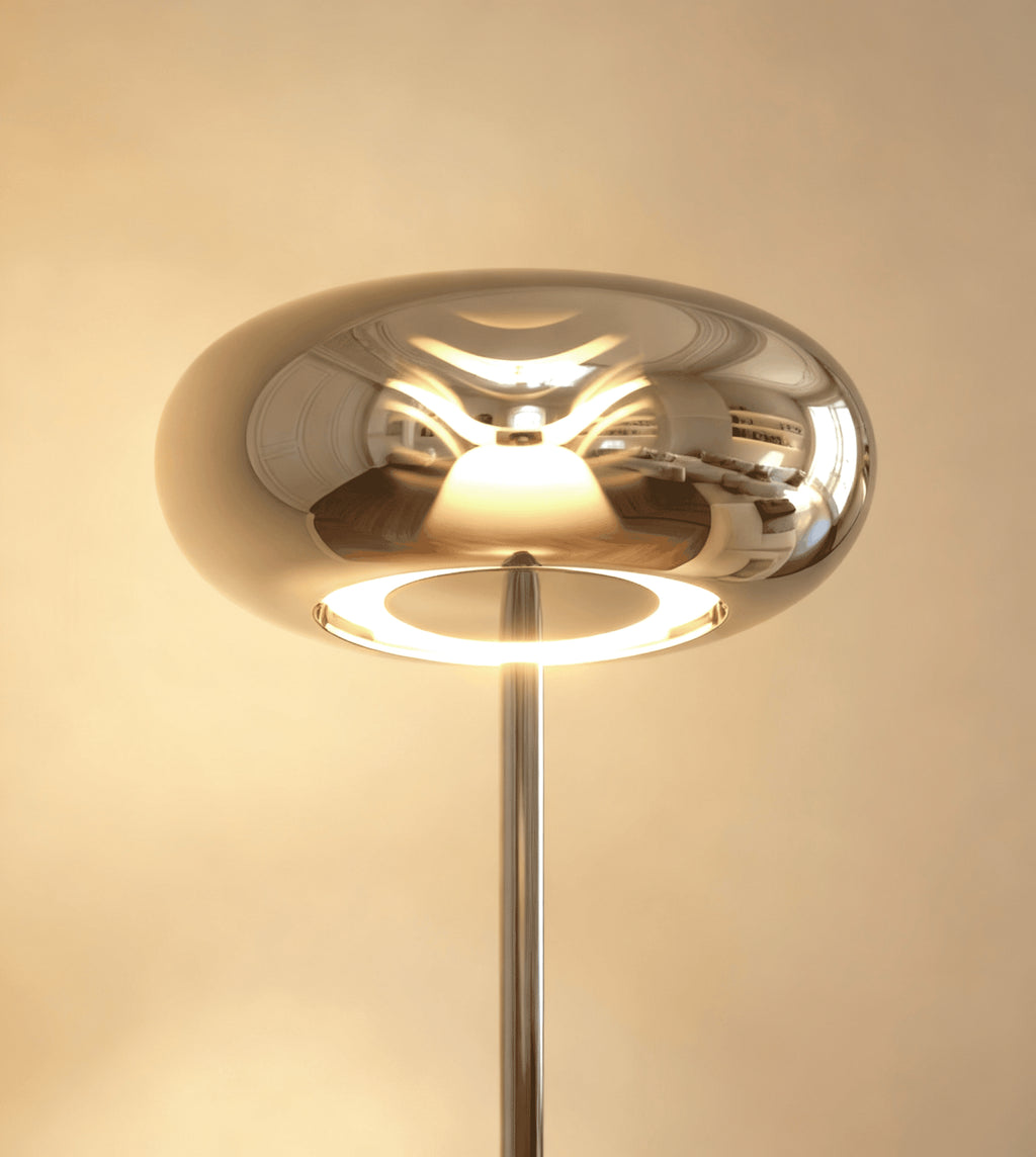 Lumira Dimmable LED Floor Lamp – Modern Metal Design with Adjustable Brightness