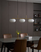 Sculptural Triple Pendant Light
