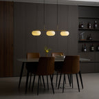 Sculptural Triple Pendant Light