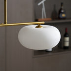 Sculptural Triple Pendant Light
