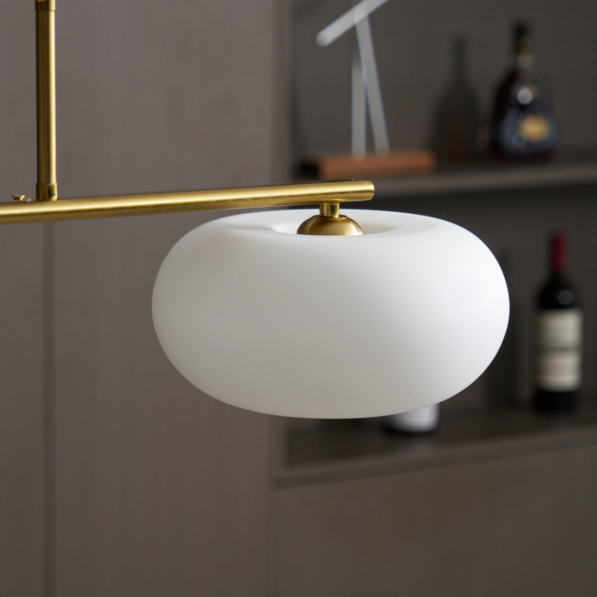 Sculptural Triple Pendant Light