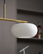 Sculptural Triple Pendant Light
