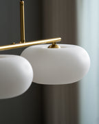 Sculptural Triple Pendant Light