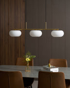 Sculptural Triple Pendant Light