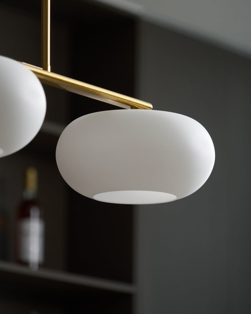 Sculptural Triple Pendant Light