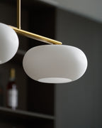 Sculptural Triple Pendant Light