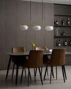 Sculptural Triple Pendant Light
