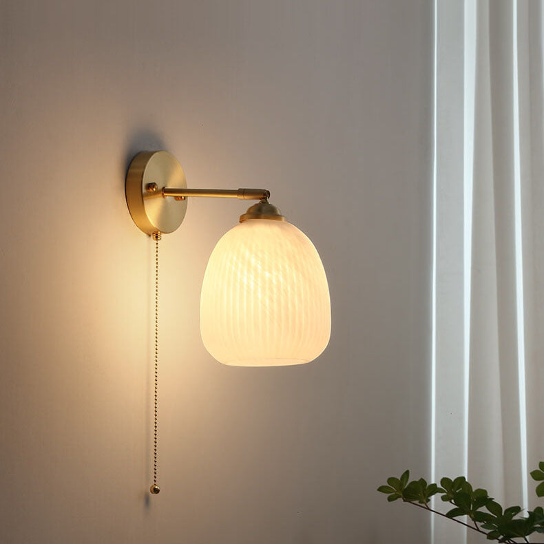 Nordic Striped Glass Wall Sconce