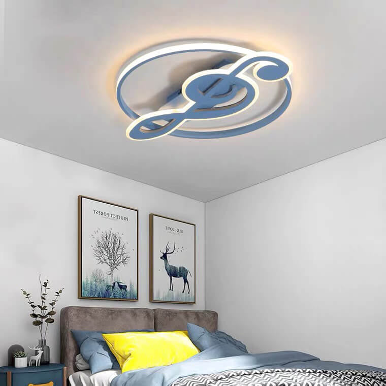Music Notes LED Ceiling Light