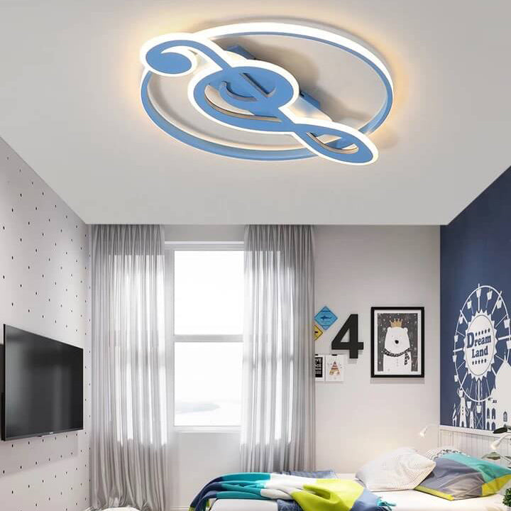 Music Notes LED Ceiling Light