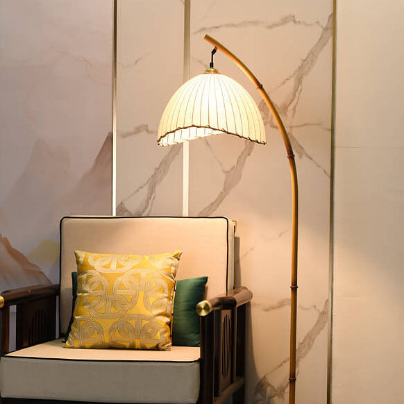 Retro Zen Bamboo Floor Lamp