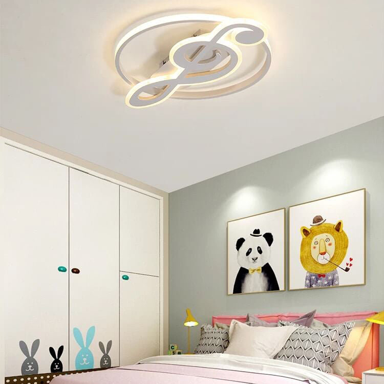 Music Notes LED Ceiling Light