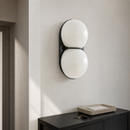 Mirea Double Globe Glass Wall Sconce