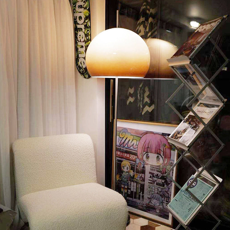 Retro Mushroom Glass Floor Lamp