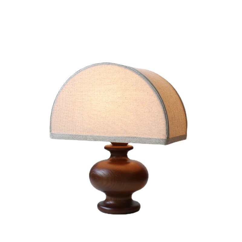 Japanese Wabi-Sabi Wood Table Lamp