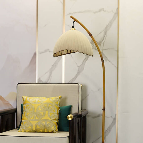 Retro Zen Bamboo Floor Lamp
