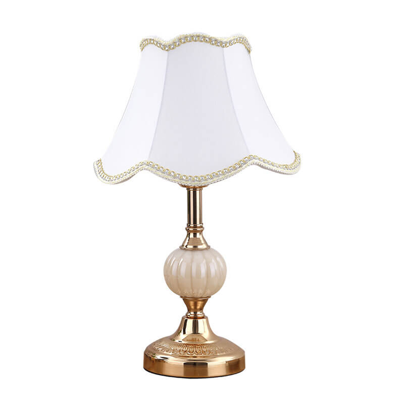 Nordic Floral Glass Table Lamp