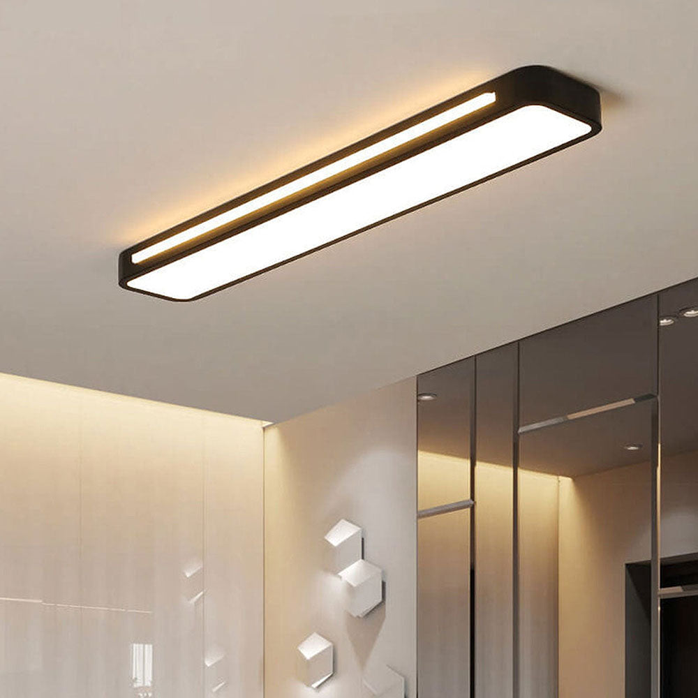 Linear LED Recessed Ceiling Light – Modern Flush Design with Clean Lines