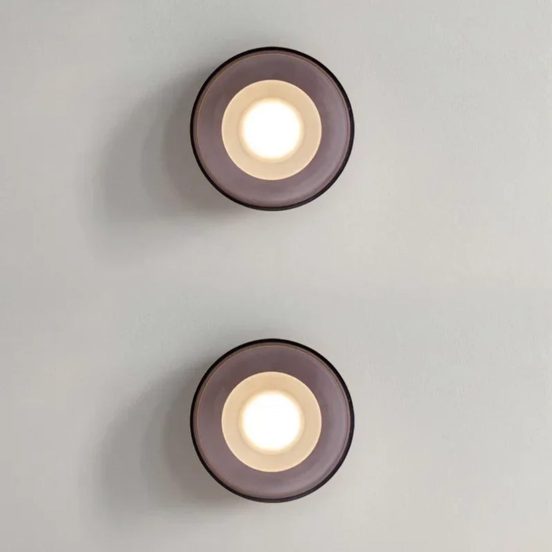 Dual Halo Orb LED Ceiling Light – Modern Ring Design with Central Globe Illumination