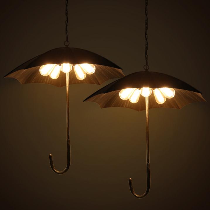 Industrial Umbrella 5-Light Chandelier