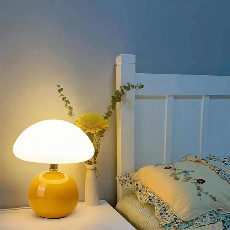 Retro Mushroom LED Table Lamp