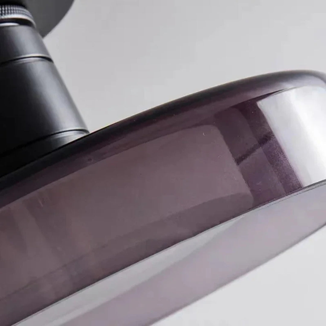 Dual Halo Orb LED Ceiling Light – Modern Ring Design with Central Globe Illumination