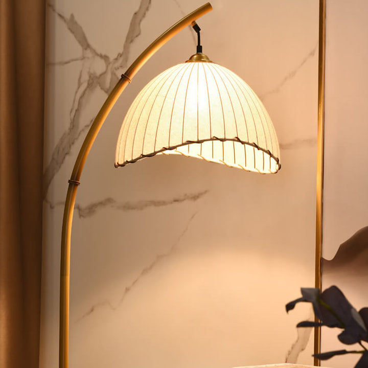 Retro Zen Bamboo Floor Lamp