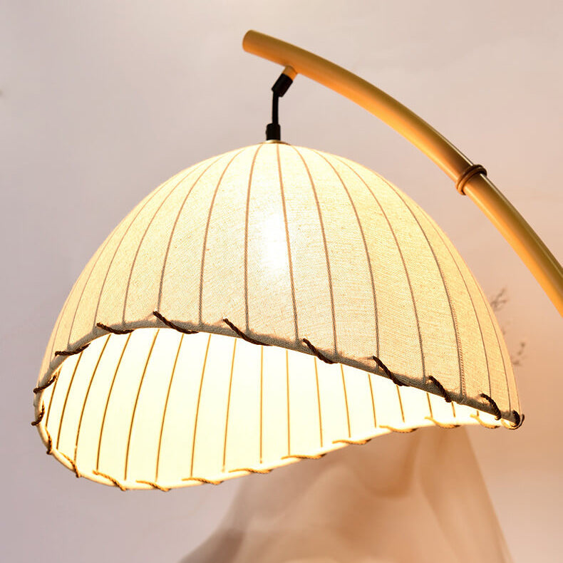 Retro Zen Bamboo Floor Lamp