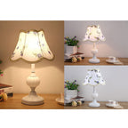 Nordic Floral Glass Table Lamp