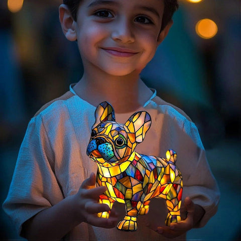 Handmade Dog Lamp