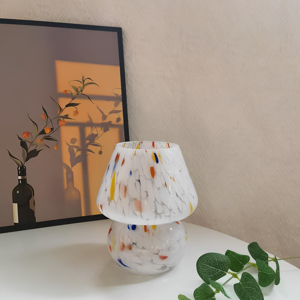 Vintage Glass Table Lamp
