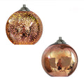 3D Fireworks Glass Dome Pendant Light