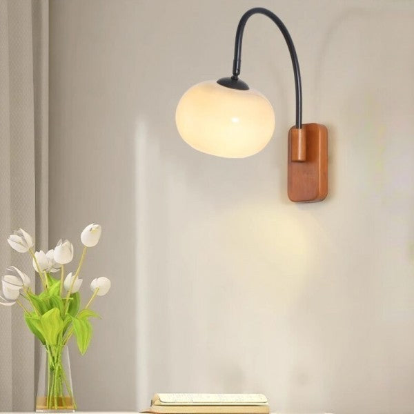 Rotating Bauhaus Glass Wall Light