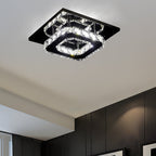 Crystal Flush Ceiling Light