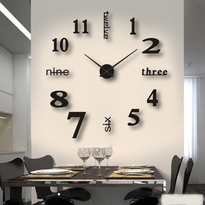 Sculptural Statement Wall Clock