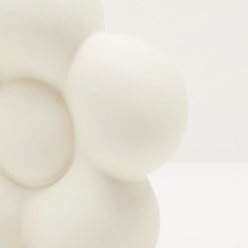 Floral Bloom Stoneware Vase