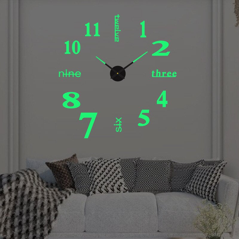 Sculptural Statement Wall Clock