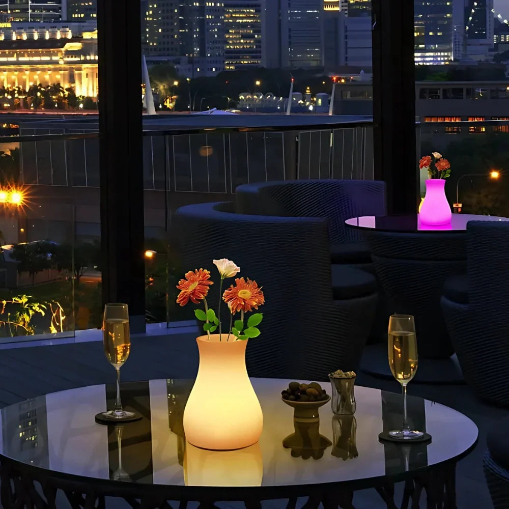 LED Flower Vase