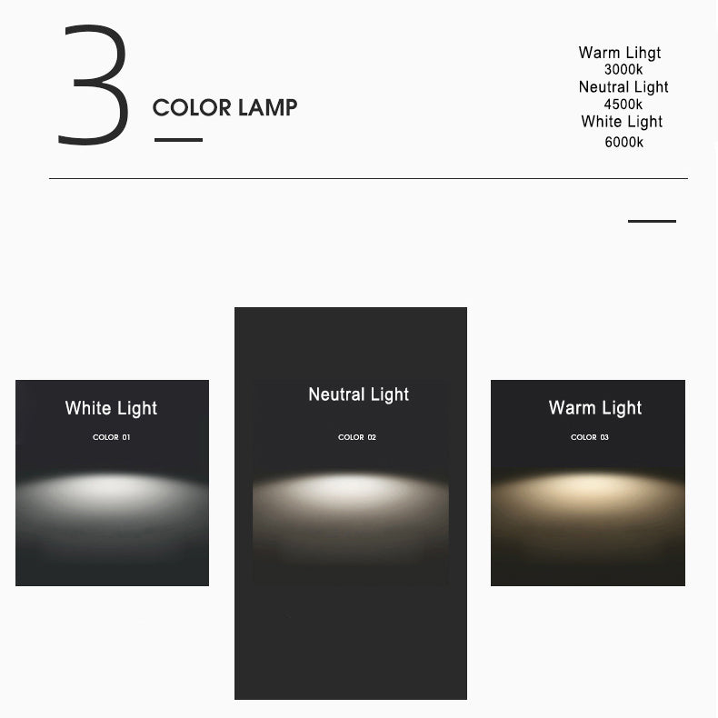 Nordic Walnut Grain LED Ceiling Light