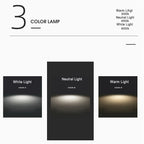 Nordic Walnut Grain LED Ceiling Light